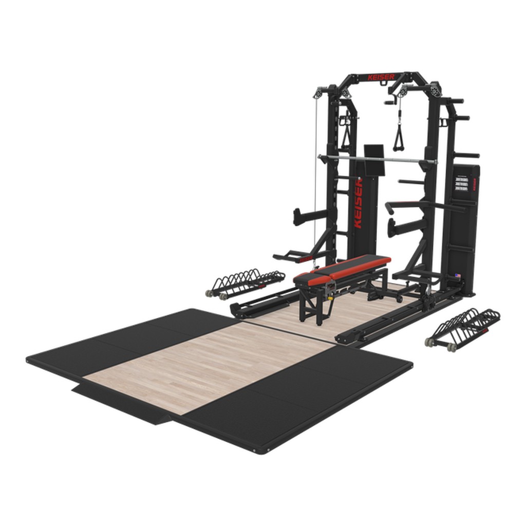 [Keiser__003106B4] Keiser A400 Half Rack Long Base 9'